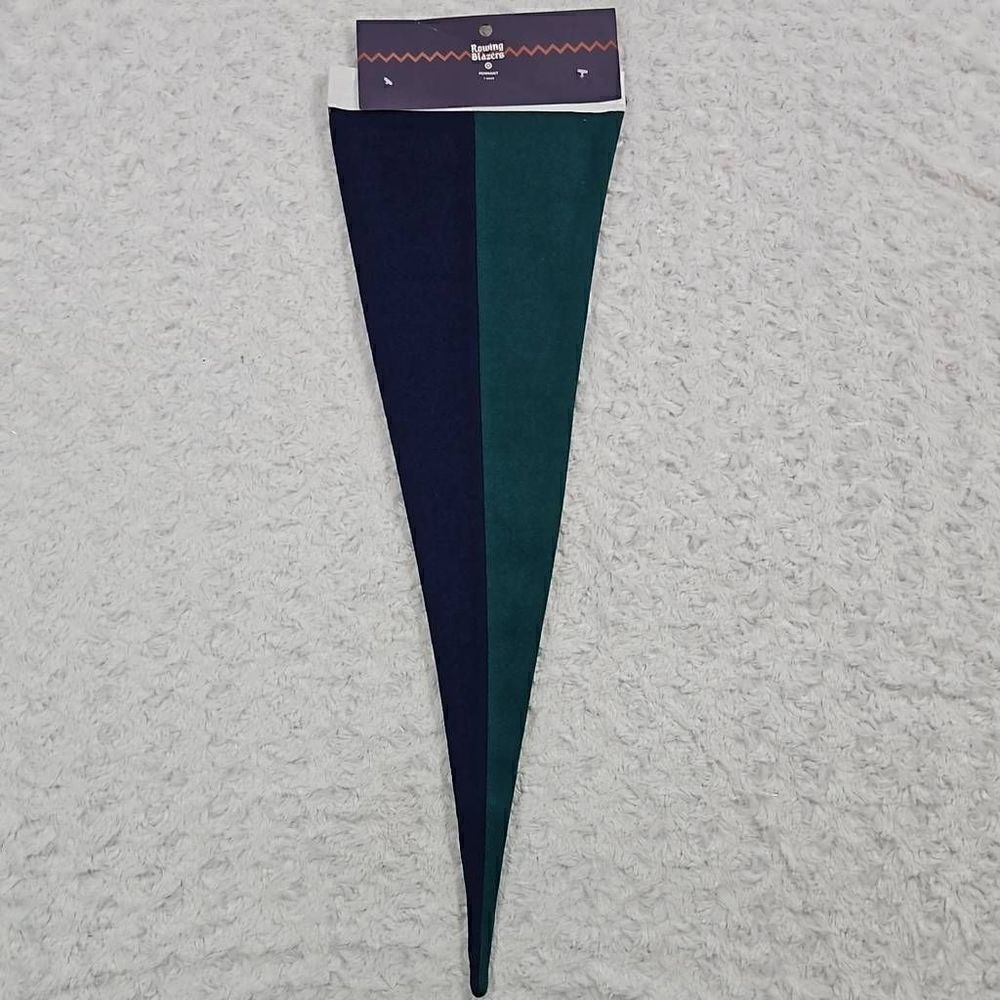 Rowing Blazers Striped Green Blue Black Customizable Pennant